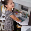 KidKraft Ultimate Corner Play Kitchen with Lights & Sounds - Espresso