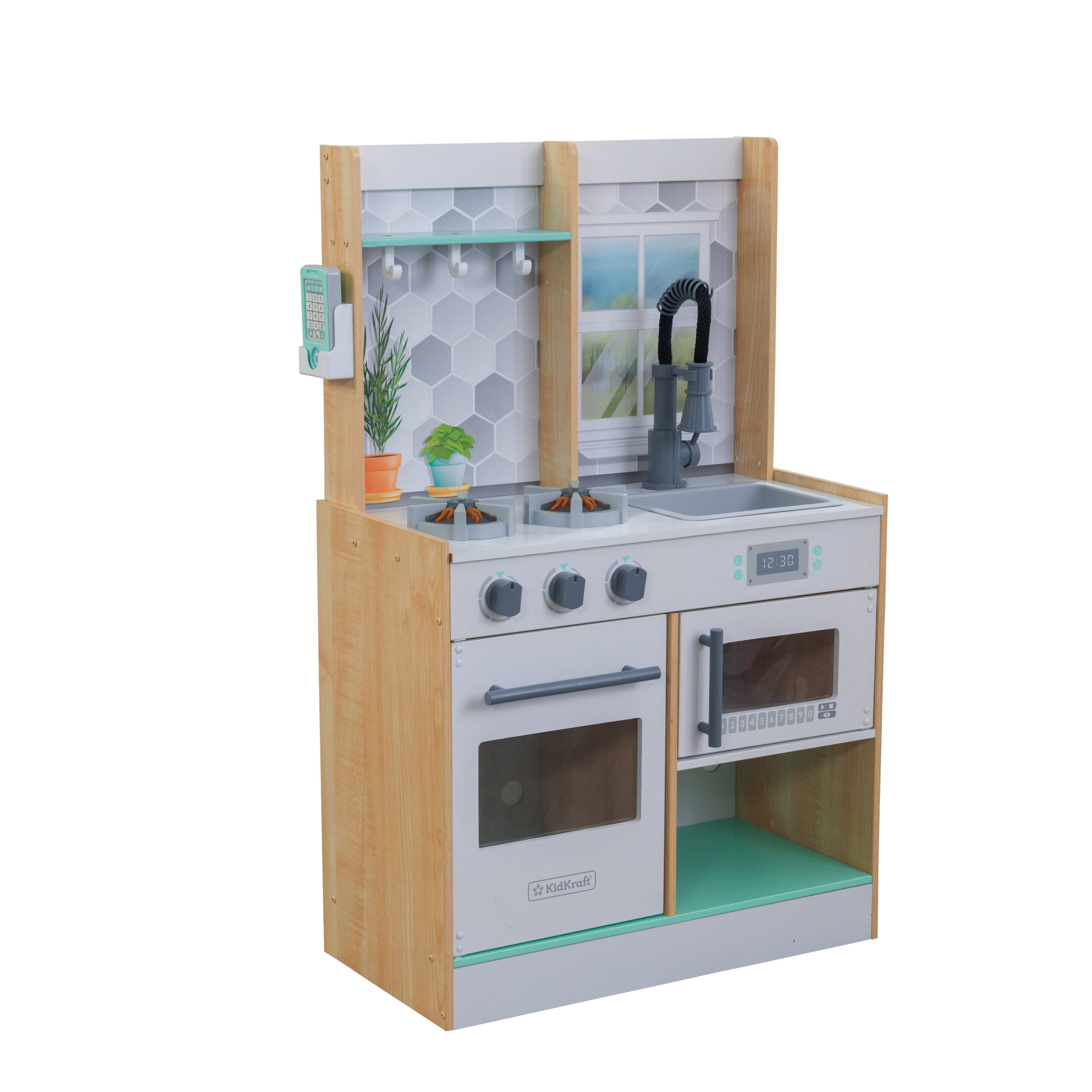 KidKraft Let's Cook Play Kitchen - Natural KidKraft Let's Cook Play Kitchen - Natural