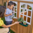 KidKraft Garden View Outdoor Wooden Playhouse with Ringing Doorbell