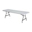 Lifetime 8 ft. Nesting Rectangle Folding Table, Indoor/Outdoor Commercial Grade, White (280299)