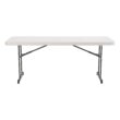 Lifetime 6 Foot Rectangle Folding Table, Indoor/Outdoor Professional Grade, Almond (80249)