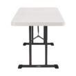 Lifetime 6 Foot Rectangle Folding Table, Indoor/Outdoor Professional Grade, Almond (80249)