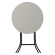Lifetime 33 inch Round Bistro Table, Indoor/Outdoor Light Commercial, Almond (80362)