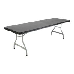 Lifetime 8 Foot Nesting Rectangle Table, Indoor/Outdoor Commercial Grade, Black (280462)