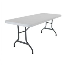 Lifetime 6' Commercial Grade High-Quality Folding Table, White