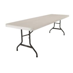 Lifetime 8' Commercial Grade High-Quality Folding Table, Almond (22984)
