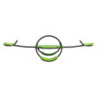 Lifetime Kid's Oval Metal Teeter Totter Seesaw, Lime Green (90993)