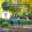 Lifetime Kid's Metal Swing Set with 2 Belt Swings and Trapeze Bar - 9 feet (91137)