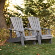 Lifetime Polystyrene Outdoor Adirondack Chair, Gray (60204)