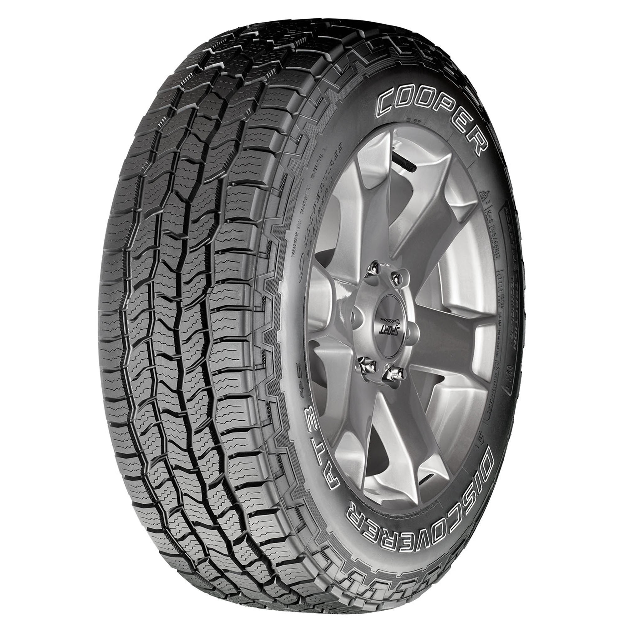 Cooper Discoverer A/T3 4S All Terrain 245/65R17 111T XL Light Truck Tire Cooper Discoverer A/T3 4S All Terrain 245/65R17 111T XL Light Truck Tire
