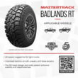 Mastertrack BADLANDS RT 35X12.50R22LT 12 Ply F 121Q Rugged Terrain SUV Light Truck Tire 35/12.50/22（Tire Only）
