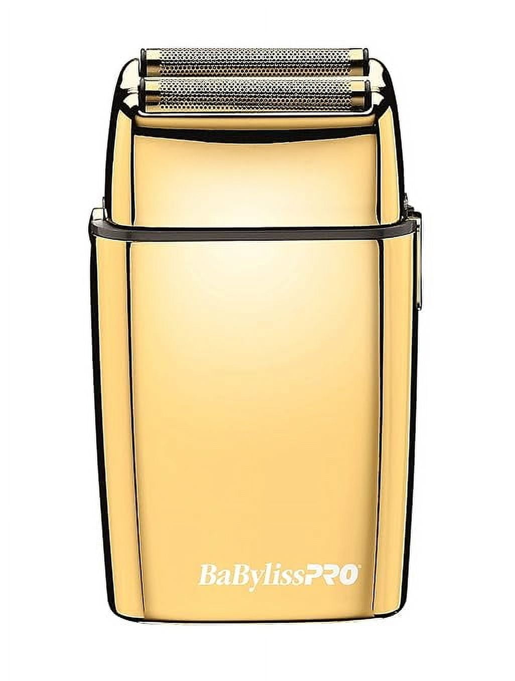 BaBylissPRO FOILFX Gold Cordless Double-Foil Shaver with Hypoallergenic Gold Foil