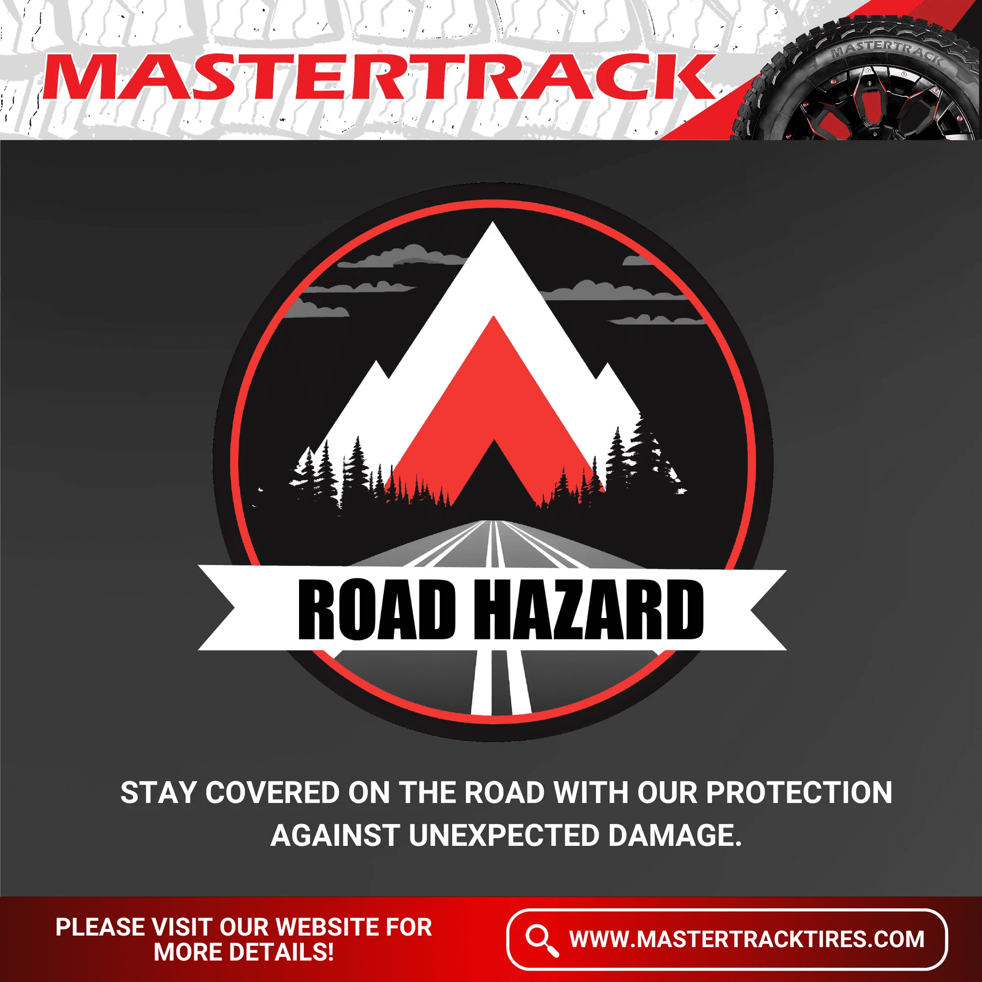 Mastertrack UN203 ST235/80R16 12 Ply 127/122N Load Range F Radial Trailer Tire - ST 235/80/16 235/80R16 (Tire Only) Mastertrack UN203 ST235/80R16 12 Ply 127/122N Load Range F Radial Trailer Tire - ST 235/80/16 235/80R16 (Tire Only)