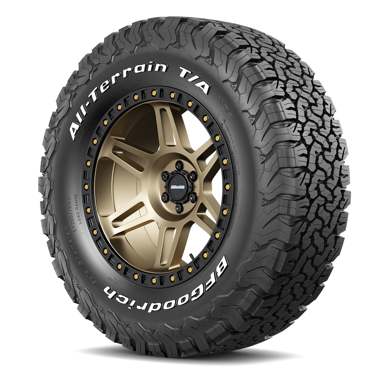 BFGoodrich All-Terrain T/A KO2 All Terrain 37X13.5R18 128R E Light Truck Tire BFGoodrich All-Terrain T/A KO2 All Terrain 37X13.5R18 128R E Light Truck Tire