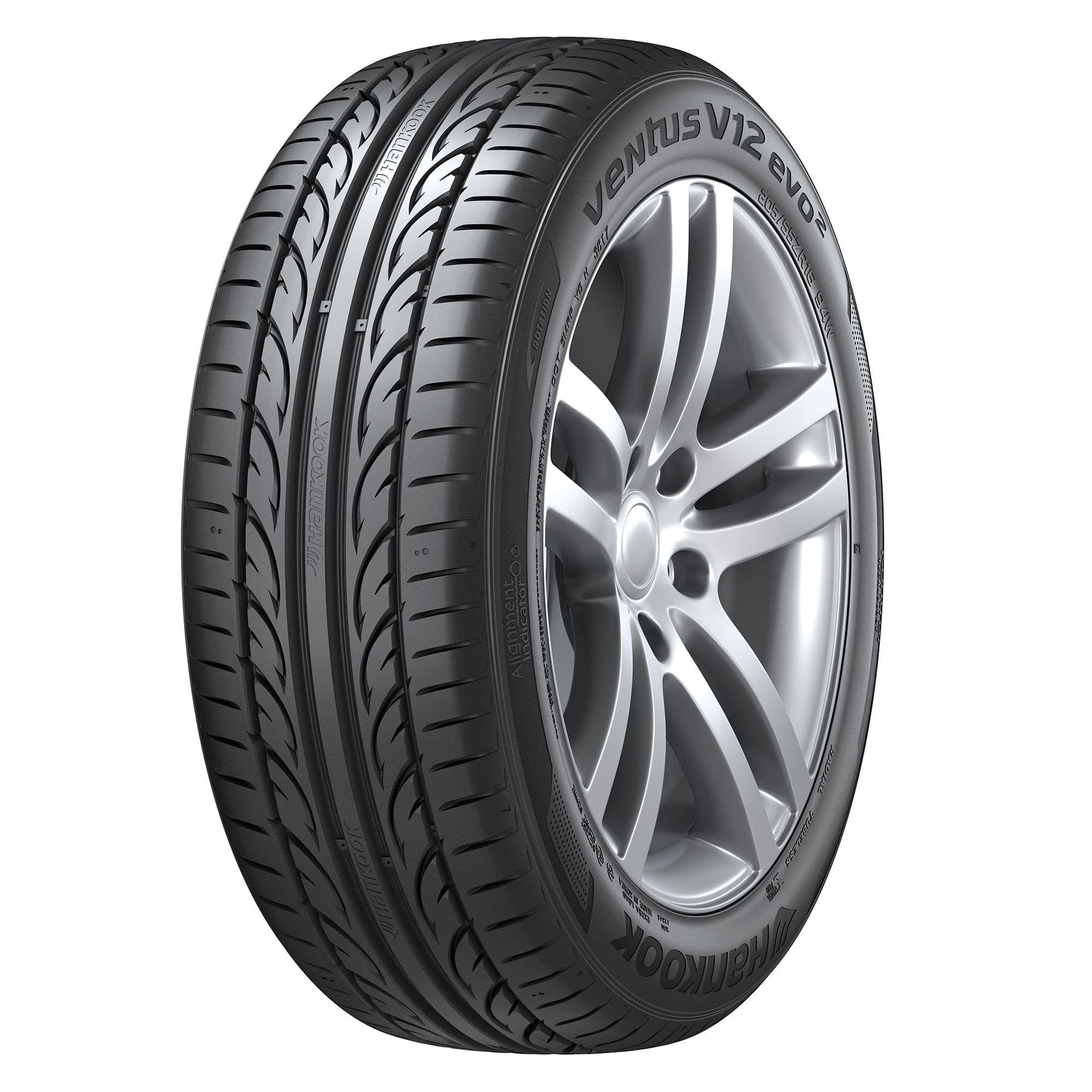 Hankook Ventus V12 EVO2 All-Season Tire - 255/45R20 105Y