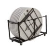 Lifetime Table Cart with Heavy Duty Steel, Black Sand Finish, 80193