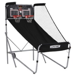 Lifetime New Double Shot Deluxe Basketball Arcade Game - Standard AC Electrical or Batteries (90648)