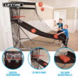 Lifetime New Double Shot Deluxe Basketball Arcade Game - Standard AC Electrical or Batteries (90648)