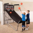 Lifetime New Double Shot Deluxe Basketball Arcade Game - Standard AC Electrical or Batteries (90648)