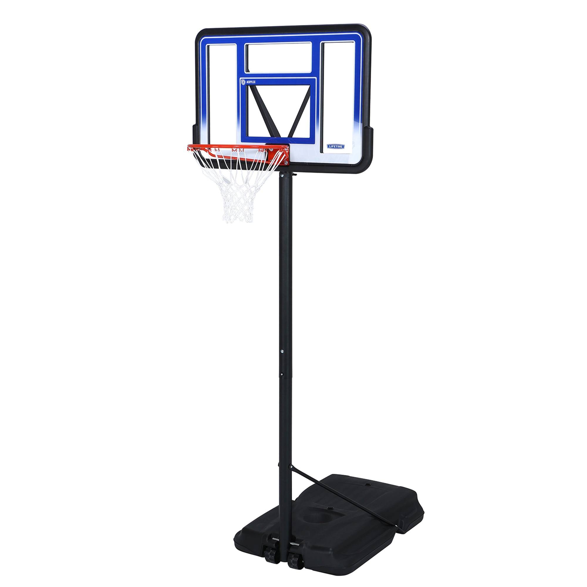 Lifetime 42-Inch Shatterproof Portable Basketball Hoop with Telescoping adjustment & Classic Rim 1270