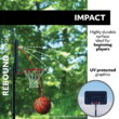 Lifetime 44-Inch Impact Portable Basketball Hoop with Telescoping Adjustment & Classic Rim - Model 90040-Outdoor Play