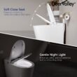 DeerValley Vertex White (No Auto Open/Close) Touchless Flush Elongated Standard Height Smart Soft Close 1-piece Bidet 12-in Rough-In 1.28 GPF DeerValley Vertex White (No Auto Open/Close) Touchless Flush Elongated Standard Height Smart Soft Close 1-piece Bidet 12-in Rough-In 1.28 GPF