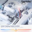 DeerValley Vertex White (No Auto Open/Close) Touchless Flush Elongated Standard Height Smart Soft Close 1-piece Bidet 12-in Rough-In 1.28 GPF DeerValley Vertex White (No Auto Open/Close) Touchless Flush Elongated Standard Height Smart Soft Close 1-piece Bidet 12-in Rough-In 1.28 GPF