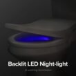 SmartBidet Plastic White Slow Close Feature Heated Bidet Function Toilet Seat SmartBidet Plastic White Slow Close Feature Heated Bidet Function Toilet Seat