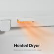SmartBidet Plastic White Slow Close Feature Heated Bidet Function Toilet Seat SmartBidet Plastic White Slow Close Feature Heated Bidet Function Toilet Seat