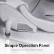 SmartBidet Plastic White Slow Close Feature Heated Bidet Function Toilet Seat SmartBidet Plastic White Slow Close Feature Heated Bidet Function Toilet Seat