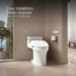 KOHLER PureWash E725 Plastic White Elongated Slow Close Feature Heated Bidet Function Toilet Seat KOHLER PureWash E725 Plastic White Elongated Slow Close Feature Heated Bidet Function Toilet Seat