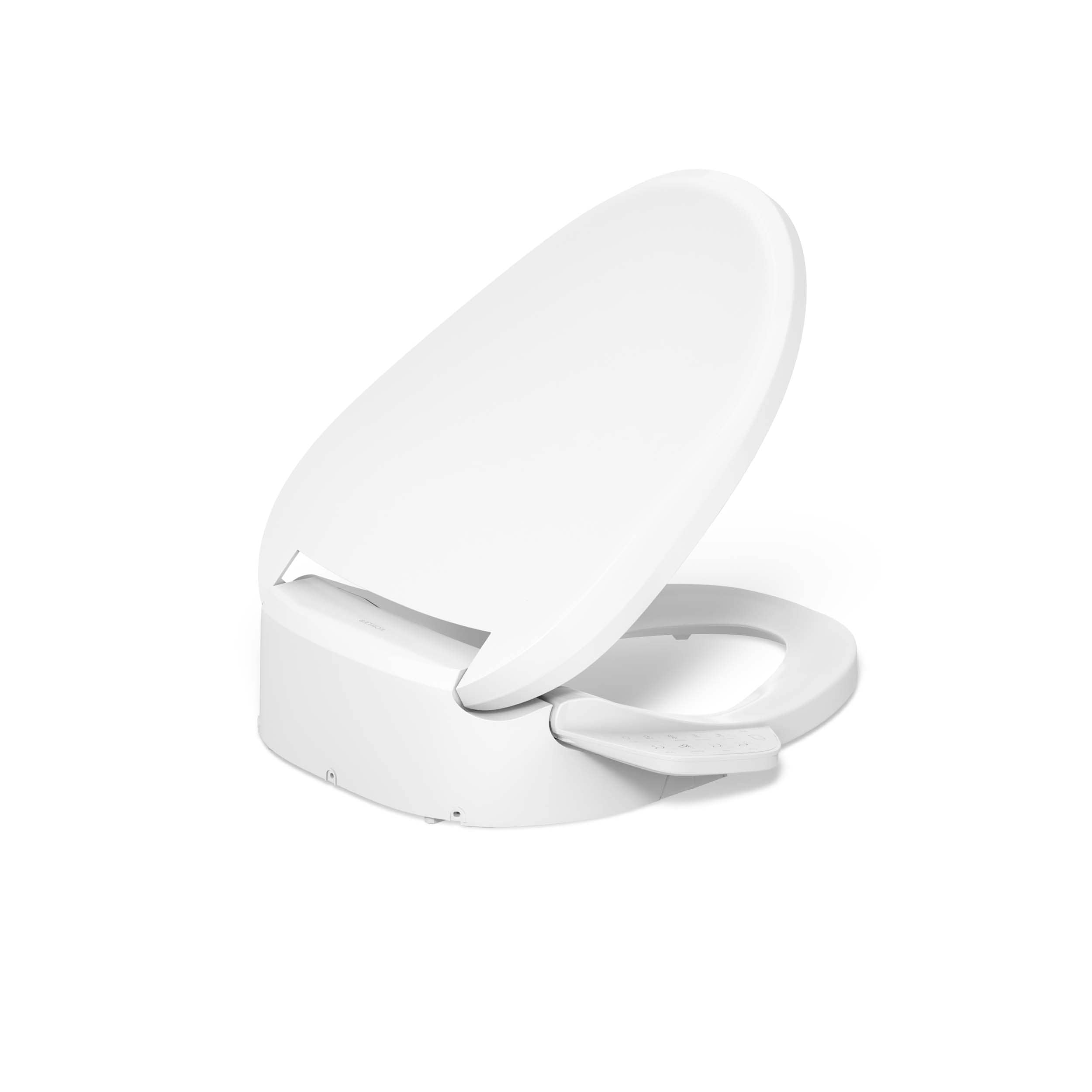 KOHLER PureWash E725 Plastic White Elongated Slow Close Feature Heated Bidet Function Toilet Seat KOHLER PureWash E725 Plastic White Elongated Slow Close Feature Heated Bidet Function Toilet Seat