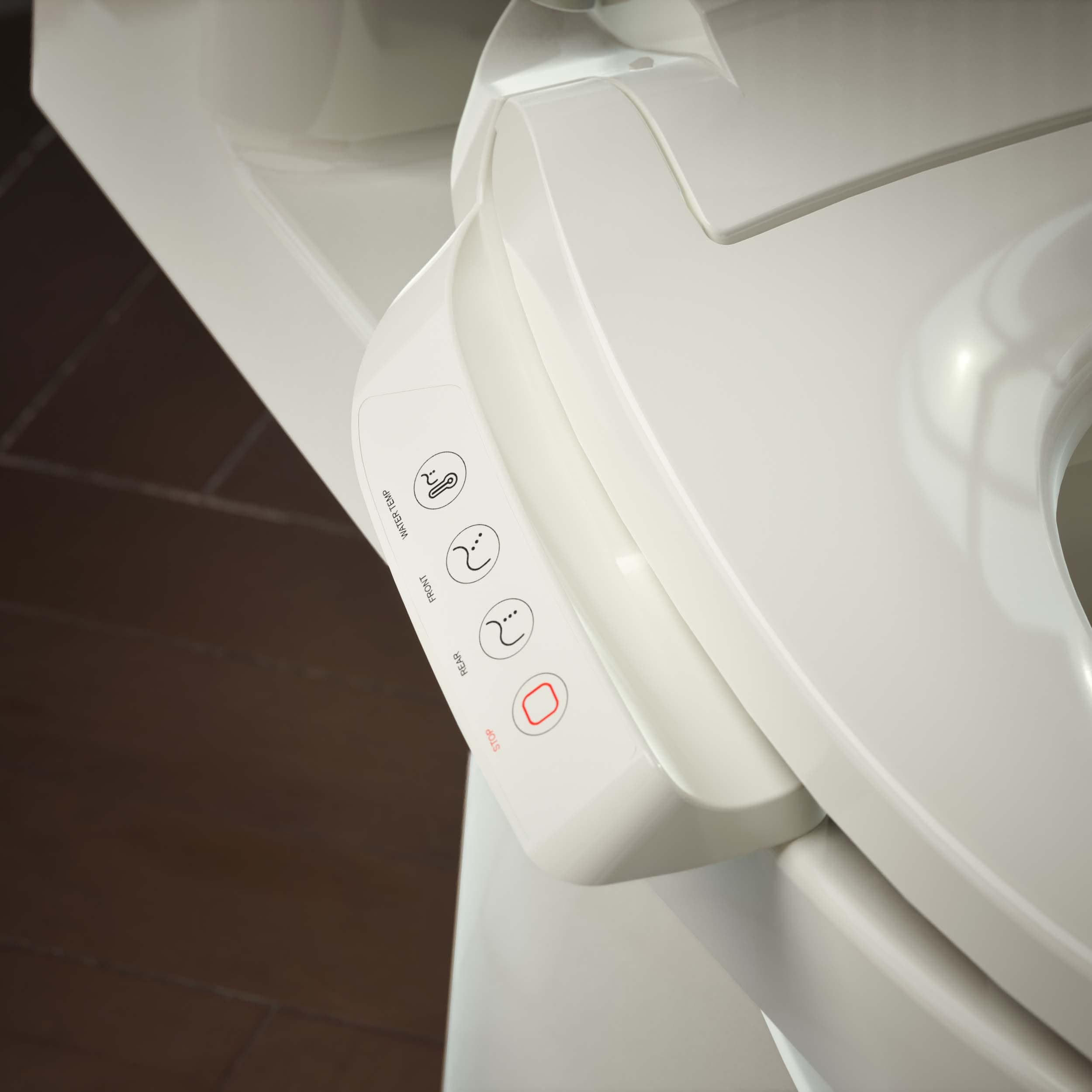 KOHLER PureWash E545 Plastic Biscuit Elongated Slow Close Feature Heated Bidet Function Toilet Seat KOHLER PureWash E545 Plastic Biscuit Elongated Slow Close Feature Heated Bidet Function Toilet Seat