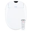 Brondell Swash 1000 Plastic White Elongated Slow Close Feature Heated Bidet Function Toilet Seat