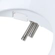 Brondell Swash 1000 Plastic White Elongated Slow Close Feature Heated Bidet Function Toilet Seat