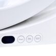 Brondell Swash 1000 Plastic White Elongated Slow Close Feature Heated Bidet Function Toilet Seat