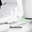 SmartBidet White Plastic White Elongated Slow Close Feature Heated Bidet Function Toilet Seat SmartBidet White Plastic White Elongated Slow Close Feature Heated Bidet Function Toilet Seat
