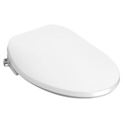 American Standard AquaWash 2.0 Manual SpaLet Plastic White Elongated Smart Compatible Slow Close Feature Heated Bidet Function Toilet Seat