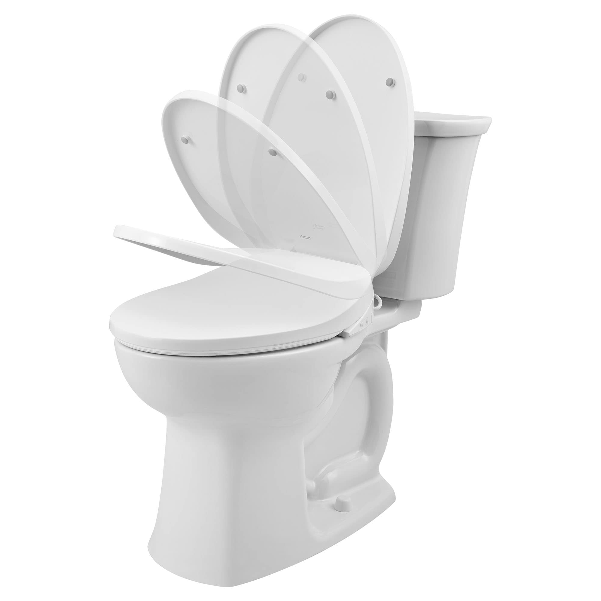 American Standard AquaWash 2.0 Manual SpaLet Plastic White Elongated Smart Compatible Slow Close Feature Heated Bidet Function Toilet Seat American Standard AquaWash 2.0 Manual SpaLet Plastic White Elongated Smart Compatible Slow Close Feature Heated Bidet Function Toilet Seat