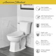 American Standard AquaWash 2.0 Manual SpaLet Plastic White Elongated Smart Compatible Slow Close Feature Heated Bidet Function Toilet Seat American Standard AquaWash 2.0 Manual SpaLet Plastic White Elongated Smart Compatible Slow Close Feature Heated Bidet Function Toilet Seat