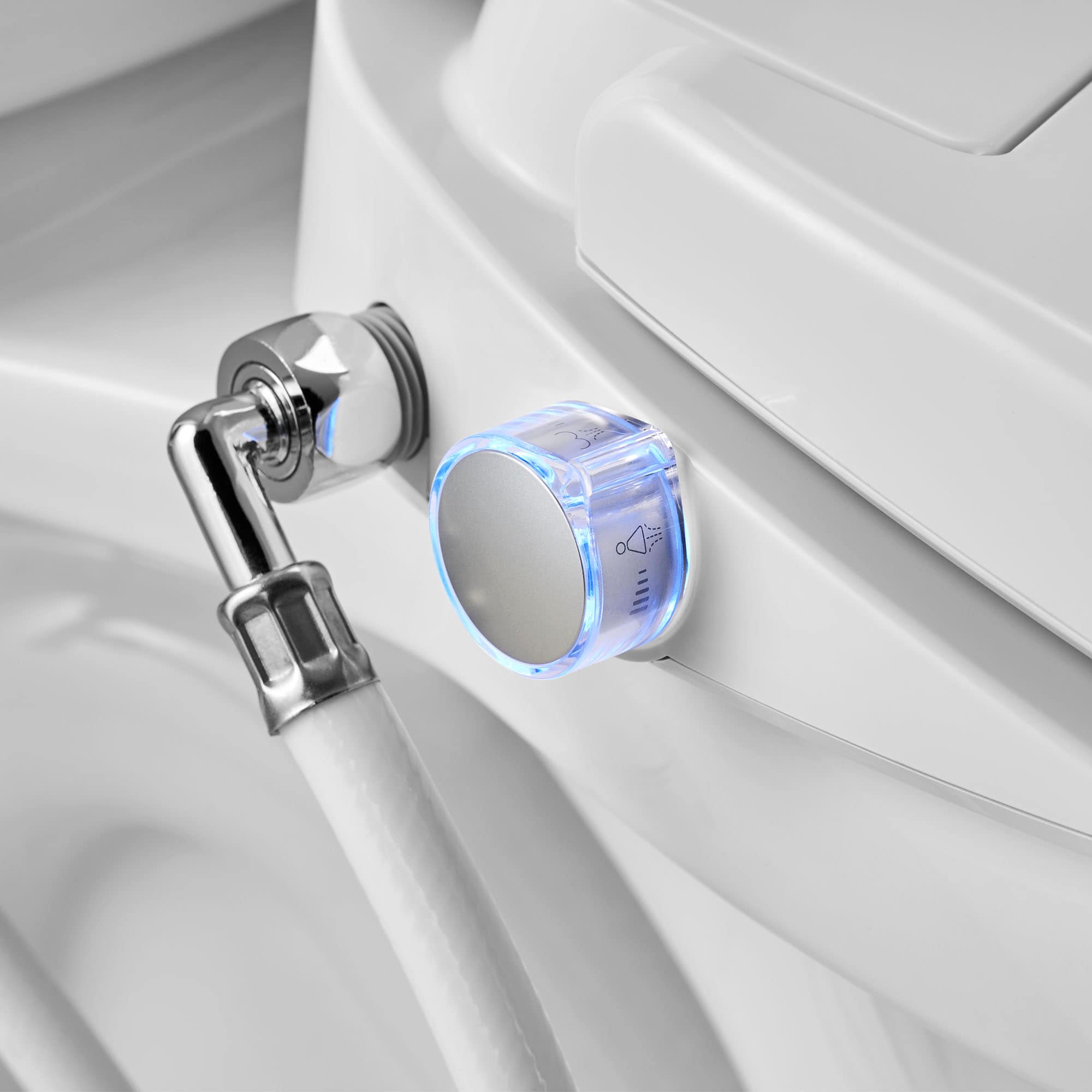 American Standard AquaWash 2.0 Manual SpaLet Plastic White Elongated Smart Compatible Slow Close Feature Heated Bidet Function Toilet Seat American Standard AquaWash 2.0 Manual SpaLet Plastic White Elongated Smart Compatible Slow Close Feature Heated Bidet Function Toilet Seat