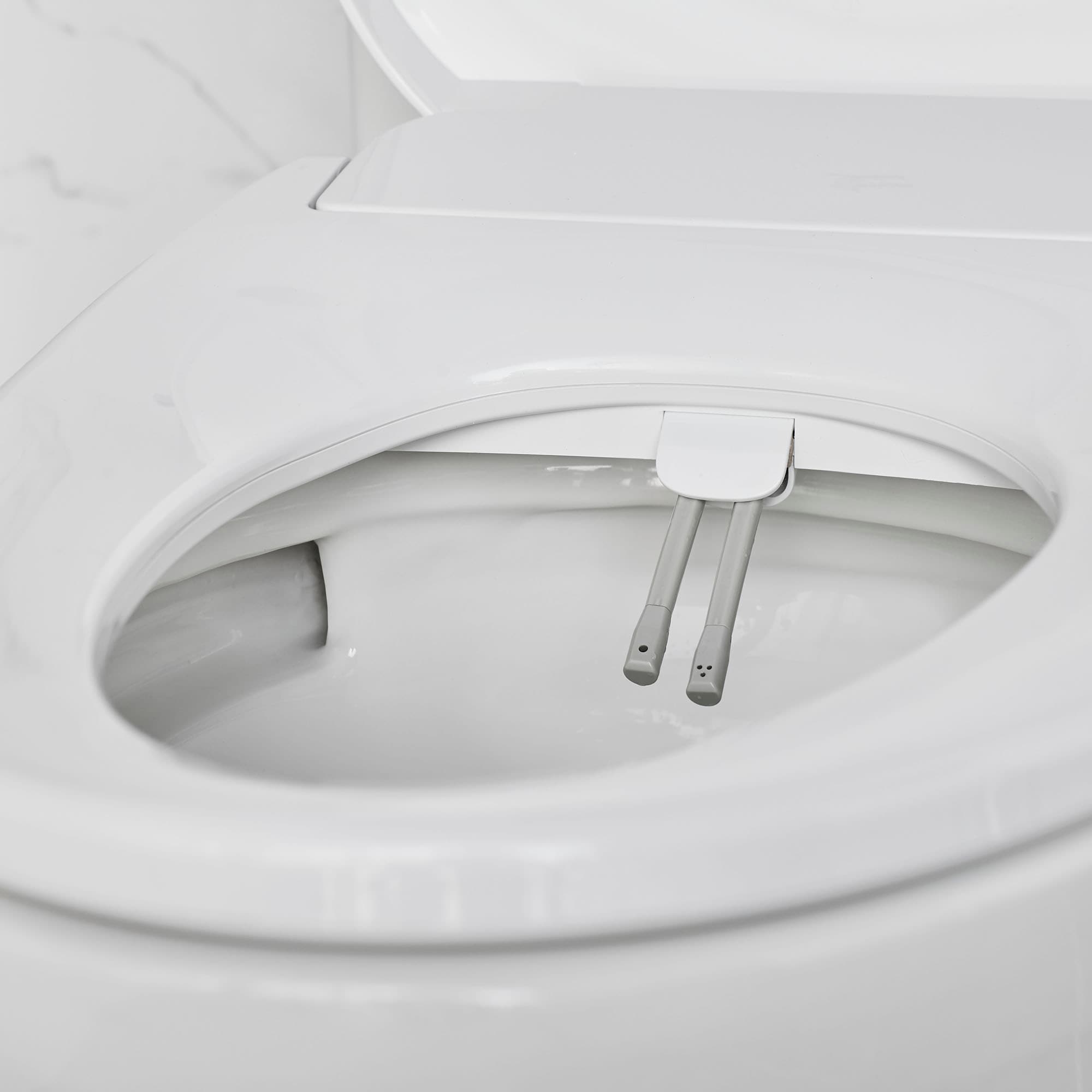 American Standard AquaWash 2.0 Manual SpaLet Plastic White Elongated Smart Compatible Slow Close Feature Heated Bidet Function Toilet Seat American Standard AquaWash 2.0 Manual SpaLet Plastic White Elongated Smart Compatible Slow Close Feature Heated Bidet Function Toilet Seat