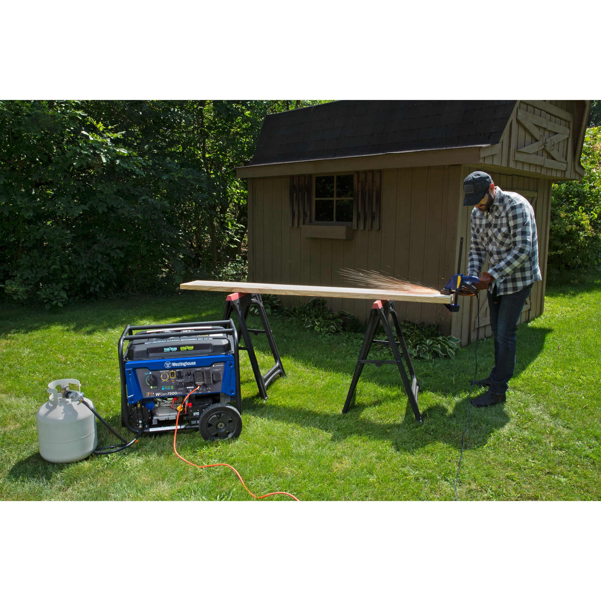 Westinghouse WGen7500DFc Remote Electric Start 9500 / 7500 -Watt Dual fuel Portable Generator Westinghouse WGen7500DFc Remote Electric Start 9500 / 7500 -Watt Dual fuel Portable Generator