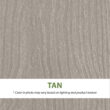 Lifetime Outdoor Polyethylene Deck Box, 116 Gallon Capacity, Tan & Brown (60186) Lifetime Outdoor Polyethylene Deck Box, 116 Gallon Capacity, Tan & Brown (60186)