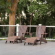Lifetime Outdoor Polystyrene Adirondack Chair and Table Combo, Rustic Brown (60294) Lifetime Outdoor Polystyrene Adirondack Chair and Table Combo, Rustic Brown (60294)