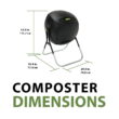 Lifetime Rotating Composter, 50 Gallon Capacity, (60076) Lifetime Rotating Composter, 50 Gallon Capacity, (60076)