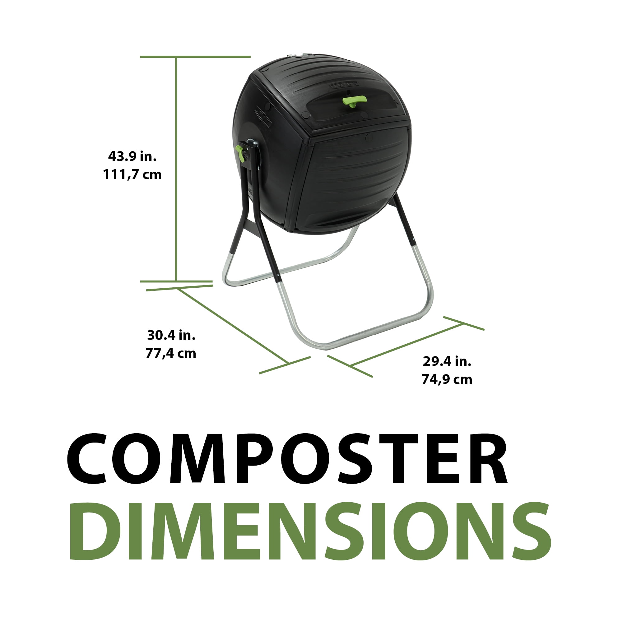 Lifetime Rotating Composter, 50 Gallon Capacity, (60076) Lifetime Rotating Composter, 50 Gallon Capacity, (60076)