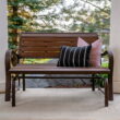 Lifetime Outdoor Glider Bench, Faux Wood, Brown 60290 Lifetime Outdoor Glider Bench, Faux Wood, Brown 60290