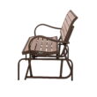 Lifetime Outdoor Glider Bench, Faux Wood, Brown 60290 Lifetime Outdoor Glider Bench, Faux Wood, Brown 60290