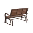 Lifetime Outdoor Glider Bench, Faux Wood, Brown 60290 Lifetime Outdoor Glider Bench, Faux Wood, Brown 60290